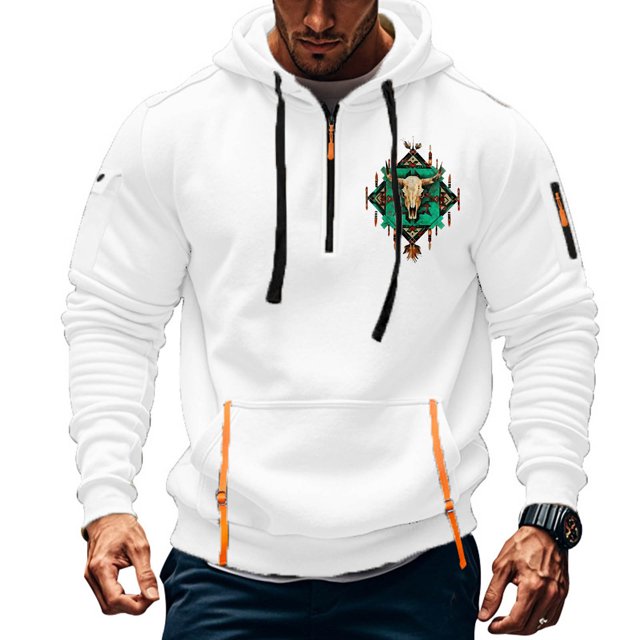 Sudadera con capucha para hombre, jersey estampado, sudadera deportiva de manga larga, blusa para hombre, blusa de poliéster