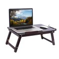 thumbnail image 1 of GoDecor Bureau Pliant Portable en Bambou Table de Service pour Petit-Déjeuner Plateau de Lit Pieds Réglables, 1 of 4