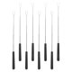 thumbnail image 4 of Juego de 8 brochetas extensibles de metal para asar malvaviscos de 28 cm de largo con mango para perritos calientes y malvaviscos, ideal para barbacoa de camping, 4 of 8