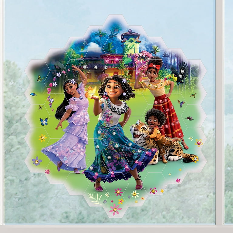 Disney: Window Art Mosaic - Encanto - 66 pcs, Reusable Puzzle