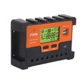 thumbnail image 1 of Regulador De Carga Solar, Controlador Solar 50A PWM 12V 24V 48V 2 USB Para RV, 1 of 7