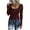 Wine Red, variant on Shirts for Women Long Sleeve Henley T Shirts Button Down Slim Fit Tops Scoop Neck Ribbed Knit Shirts Winter Fall Clothes