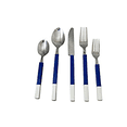 thumbnail image 1 of 20 Pc Bleu/blanc Northfield Inoxplatware Set, 1 of 2