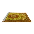 thumbnail image 2 of Ahgly Company Machine Washable Indoor Square Persian Yellow Traditional Area Rugs, 6' Square, 2 of 4