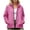 Pink #25, variant on Waterproof Rain Jacket Women No Hood Zip Up Windbreaker Outdoor Coat Hiking Travel Lightweight Jacket, L