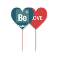 thumbnail image 1 of Be Beryllium Checal Element chem Toothpick Flag LOVE Heart Lable Cupcake Pick, 1 of 4