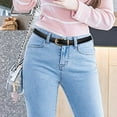 thumbnail image 6 of Women Thin Belt Skinny Leather Belt Jeans Dress With Gold Alloy Buckle Leather Belt Young Men Click It Belt Dark Belt Men Mens Belts Big Hobble Belt Belt for Suit No Buckle Belts for Men Mens Slide, 6 of 6