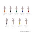thumbnail image 3 of Excellante 1 1/8 oz, purple measured liquor pourer without collar, comes in pack of 12, 3 of 3