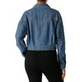thumbnail image 5 of Levi Strauss Signature Women’s and Women’s Plus Way Out West Vintage Easy Trucker Denim Jacket, Sizes XS-XL, 5 of 8