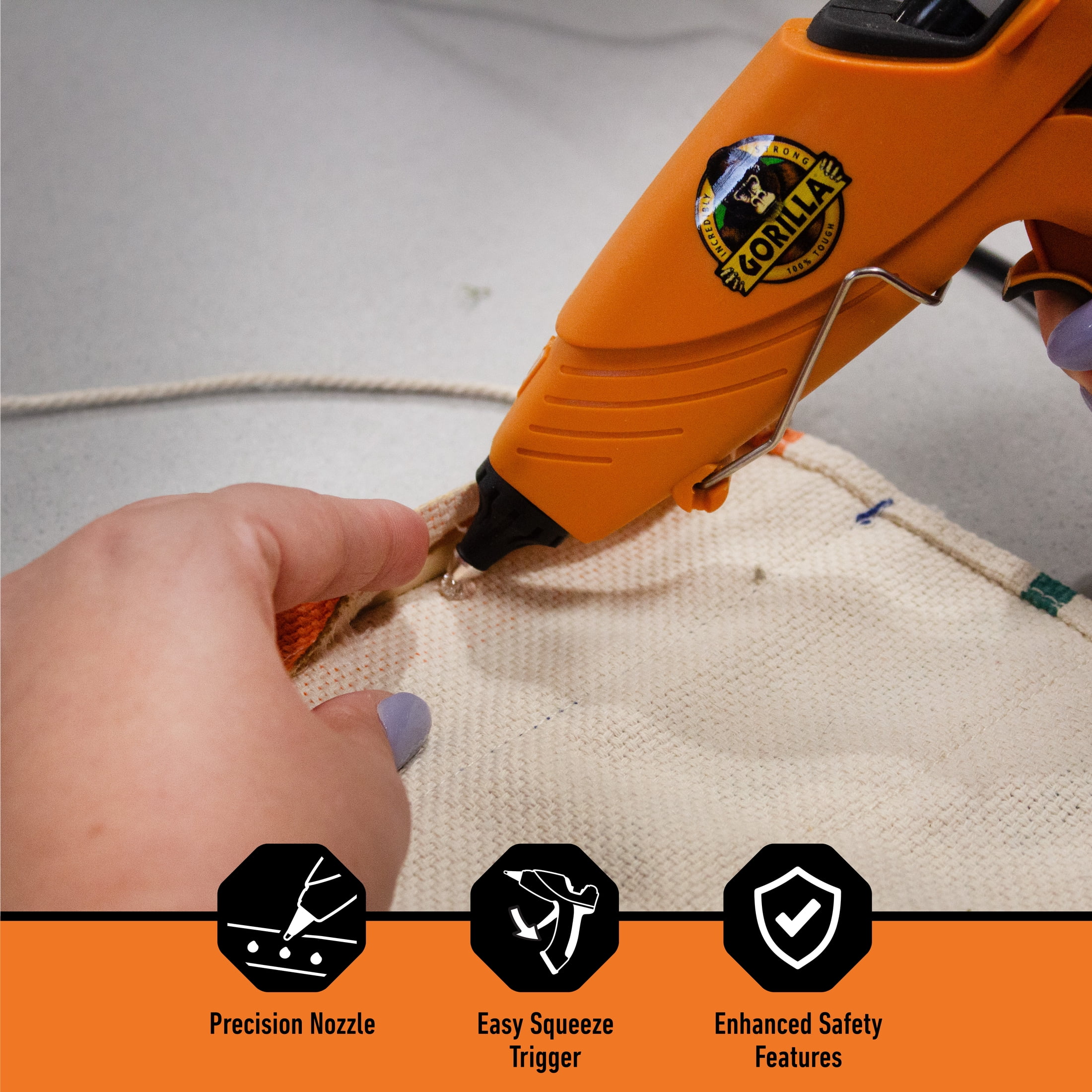 Gorilla Glue Dual Temp Full-Size Hot Glue Gun