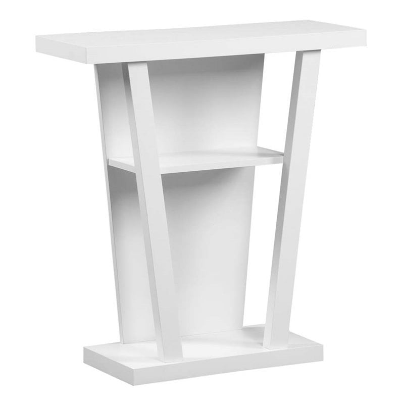Monarch Accent Table 32" L/White Hall Console