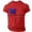001Red, variant on Hogleaql Patriotic 250th Anniversary T-Shirt Men's 1776-2026 Crew Neck American Flag Print Short Sleeve T-Shirts Patriotic Dressy Independence Day Loose Fit Pullover Light Blue XL