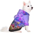 thumbnail image 2 of Fotbe Colorful Purple Cosmos Flower Sudadera con Estampado para Perros Pequeños – Suéter con Capucha para Mascotas, Tela Suave de Forro Polar con Bolsillo-X-Large, 2 of 7