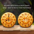 thumbnail image 2 of Unique Creative Pumpkin Clock Wall Decor 10-Inch Silent Wooden Wall Clock, Battery Operated (AA Batteries Not Included), Artistic Home Decor, 2 of 7