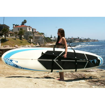 Better Surf than Sorry Big Board Schlepper Stand Up Paddleboard Easy Carry Strap SUP Shoulder Sling Board (Best Way To Bag Up Leaves)