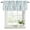 Grey, Duck Green, variant on 2 Pack Valances for Window, Teal Blue Grey Botanical Short Curtains for Kitchen Bedroom Living Room, Spring Floral Summer Farmhouse Rod Pocket Small Window Treatment Valance Drapes 54 x 18 Inch