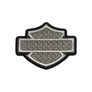 Harley-Davidson 5 in. Embroidered Winged Bar & Shield Logo Emblem Sew-On  Patch, Harley Davidson 