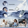 thumbnail image 3 of iPhone 17 16 15 Charger Fast Charging,45W Dual Port Fast Charger Block with 6/10FT Long USB C to Charging Cable Cord for Apple  iPhone 17 Pro Max/17 Pro/17 Air/16 Pro Max/16 Pro/16/15 Pro Max/15 Case, 3 of 7