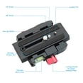 thumbnail image 4 of Quick Release Plate,Adapter Quick Plate Quick Clamp Adapter Quick Plate P200 701hdv 503hdv 501 500ah Compatible 500ah 701hdv 503hdv Qisuo 701v 503v Camera 500ah 701v 503v, 4 of 6