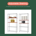 thumbnail image 4 of Dkelincs 5-Tier Wire Shelving Unit Adjustable Storage Shelves 1250 lbs Capacity NSF Metal Shelf for Kitchen Garage, Silver, 4 of 8