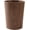 Dark Wood-A, variant on Round Stackable Wastebasket, Garbage Recycling Bin for Bathrooms, Kitchens, Offices (Dark )