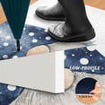 thumbnail image 6 of Standing Cute Gnome with Blue Hat Doormats Welcome Mats Gate Pads Entryway Outdoor 32" x 20", 6 of 8