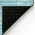 thumbnail image 4 of Addison Rugs Indoor/Outdoor Harpswell Ocean Rope Washable Rug 8' x 10' - Light Blue, 4 of 5