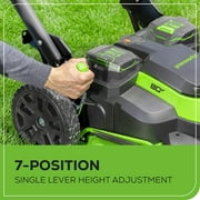 Greenworks 80V 25 Brushless Self-Propelled Dual Blade Mower, 5.0Ah Battery