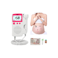 thumbnail image 4 of Detector De Frecuencia Cardíaca Fetal Doppler + Gel Batería, Belug, Rosa, 4 of 5