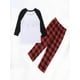 thumbnail image 2 of Conjunto de pijamas familiares Ropa de dormir navideña Camiseta de manga larga y pantalones largos para niños Nituyy GL714-QZ14171G1, 2 of 6