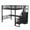 Black, variant on Aukfa Full Size Metal Loft Bed with Desk and Wardrobe, Staircase Loft Bed for Kids Teens - White