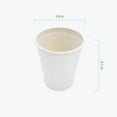 thumbnail image 5 of Reharvest Vasos Desechables de 9 oz [50 Pzas] 100 % Biodegradables, de Bagazo de Caña de Azúcar de Origen Vegetal, 5 of 5