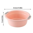 thumbnail image 2 of Washbasin Portable Laundry Basin Plastic Wash Basin Purpose Lightweight Baby Adult Footbath Basin With Double Handles For Home Bathroom Other Cleaning Supplies Practical Home Decor, 2 of 3
