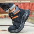 thumbnail image 6 of Safety Trainers Men Steel Toe Cap Trainers Breathable Safety Shoes for Women Lightweight Non-Slip Work Boots Industrial Protective, 6 of 7