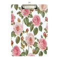 thumbnail image 2 of Wobogo Light Pink Rose Acrylic A4 Clipboards Gold Clip Stardard Size 9×12.5in Office Decorative for Students Workers, 2 of 10