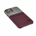 thumbnail image 2 of Dockem iPhone 11 Pro Luxe M2 Wallet Case; Built-in Metal Plate, 2 Card Holder Slots, Maroon/Grey, 2 of 9