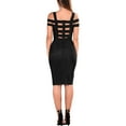 thumbnail image 2 of Hybrid & Company Women’s Sexy Bodycon Stretch Knee Length Midi Bandage Dress, 2 of 4