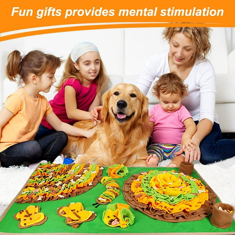Vivifying Snuffle Mat for Dogs, 35×23 Pet Mat for Large Dogs and Cats  Gift Snuffle Mat, Interactive Dog Feeding Mat Help Mental Stimulation and  Brian Training( Green) 