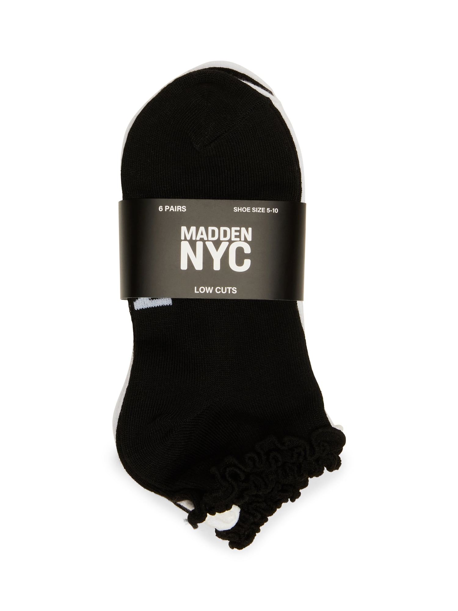 Madden NYC Women's Low-cut, 6-Pack, Fits Shoe Size 5-10