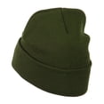 thumbnail image 3 of Wording of Cali Embroidered Beanie - Olive OSFM, 3 of 5