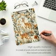 thumbnail image 3 of FORMRS Acrylic Clipboard with Low Profile Clip Standard A4 Letter Size, 12.5" x 9", Deer Pattern, 3 of 8