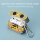 thumbnail image 3 of Compatible con funda Airpod 1/2, 3D Cute Cartoon Wall .E Funda de silicona para Airpods 1/2, accesorios Funda protectora con mosquetón, para niñas, niños, adolescentes Airpod 1/2, 3 of 5