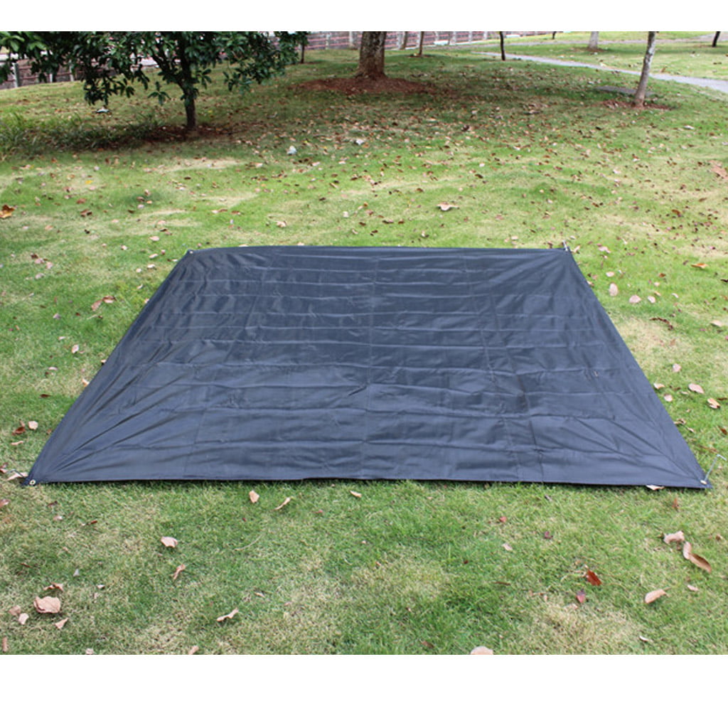 Tent Footprint Tent Floor Saver Ground Sheet Mat for Hammock Black 