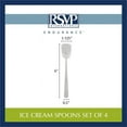 thumbnail image 5 of Stainless Steel Ice Cream Spoons (Set of 4) 6.25 x 1.125 x 0.5, 5 of 9