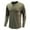Army Green, variant on Fesfesfes Long Sleeve Shirt Men Long-Sleeve Beefy Muscle Basic Solid Pure Color Blouse Tee Shirt Top Sale Items