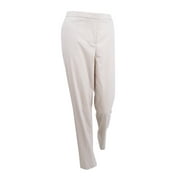 Tommy Hilfiger Women's Straight-Leg Trousers (4, Tan)