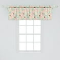 thumbnail image 2 of Ambesonne Cartoon Window Valance, Checkered Square Cats, 54" X 18", Multicolor, 2 of 3