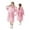 #038-Pink, variant on Rain Ponchos Raincoats for Boys Girls Reusable Rain Poncho with Hood and Sleeves Outdoor Waterproof Rain Coats Jacket