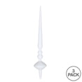 thumbnail image 2 of Vickerman M183311G 12 Po. Embout de Cupola Pailleté Blanc 3 par Sac, 2 of 3