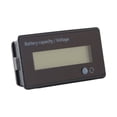 thumbnail image 1 of Bearachild Battery Meter White Light Plastics Vehicle Gauge Module Indicator Volt Capacity Supplies Function Alarm Tester for Household Type2 NO2, 1 of 5